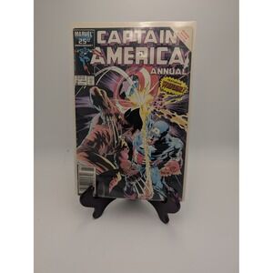 Marvel Captain America Annual #8 1986 Featuring Wolverine 25th Anniversary Comic